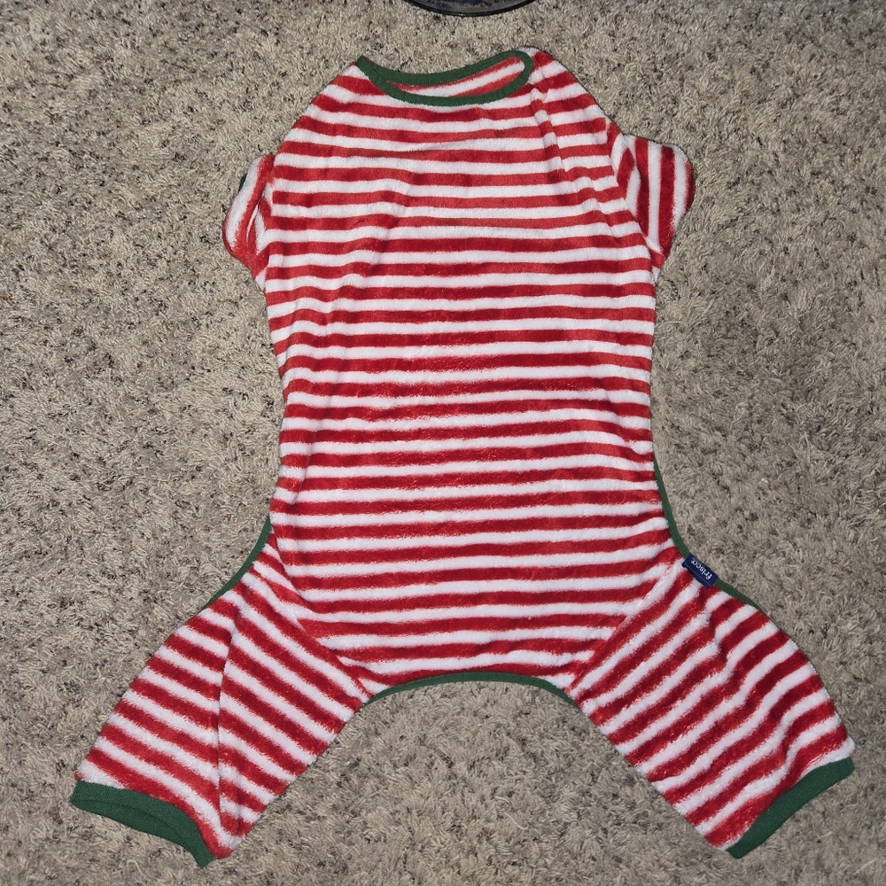Frisco by Chewy Candy Cane Pet PJs Size XXL - Picture 2 of 13